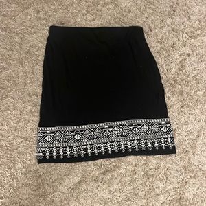 Talbot’s Black and White cotton skirt